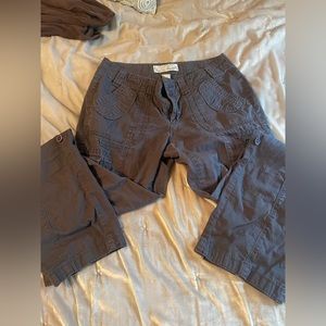 Grey cargo pants